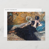 Edouard Manet - Dame met waaier Briefkaart (Voorkant / Achterkant)