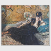 Edouard Manet - Dame met waaier Cadeaupapier (Vlak)