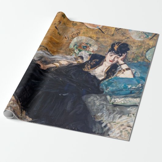 Edouard Manet - Dame met waaier Cadeaupapier (Uitgerold)