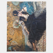 Edouard Manet - Dame met waaier Fleece Deken (Voorkant)