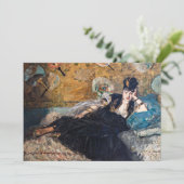 Edouard Manet - Dame met waaier Kaart (Staand voorkant)