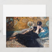 Edouard Manet - Dame met waaier Kaart (Voorkant / Achterkant)