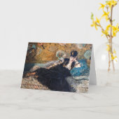 Edouard Manet - Dame met waaier Kaart (Gele Bloem)
