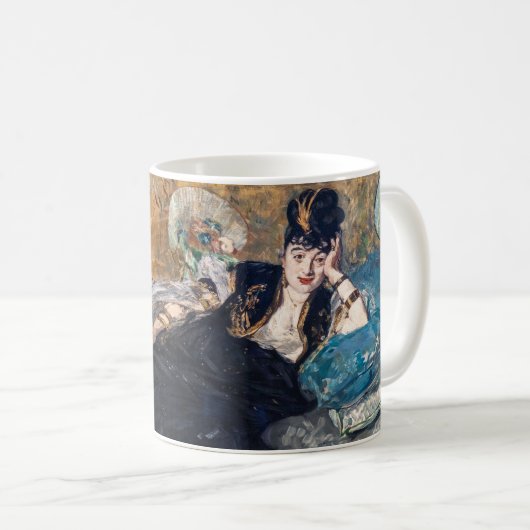 Edouard Manet - Dame met waaier Koffiemok (Voorkant rechts)
