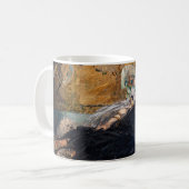 Edouard Manet - Dame met waaier Koffiemok (Voorkant links)