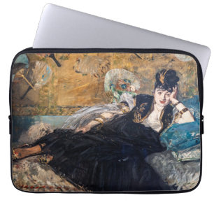 Edouard Manet - Dame met waaier Laptop Sleeve