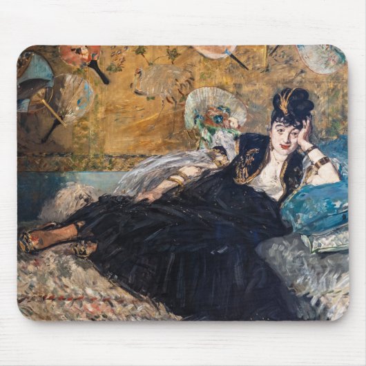 Edouard Manet - Dame met waaier Muismat (Voorkant)