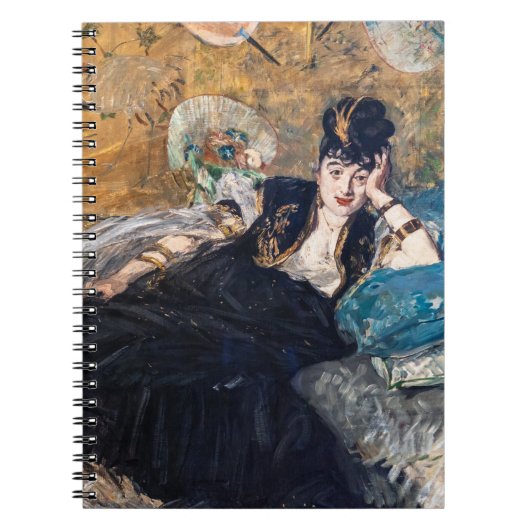 Edouard Manet - Dame met waaier Notitieboek (Voorkant)