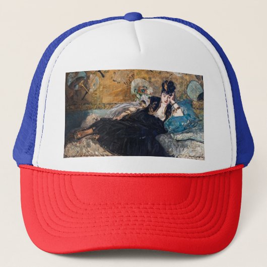 Edouard Manet - Dame met waaier Trucker Pet (Voorkant)