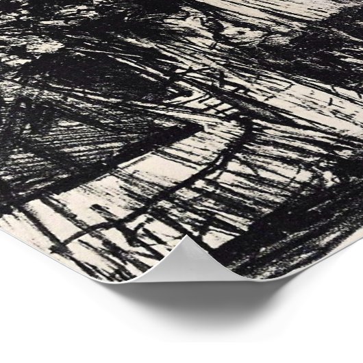 Edouard Manet - De ballon Poster (Hoek)