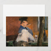 Edouard Manet - De Bar, Le Bouchon Bedankkaart (Voorkant / Achterkant)