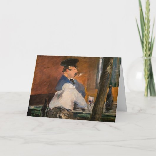 Edouard Manet - De Bar, Le Bouchon Kaart (Voorkant)
