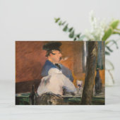 Edouard Manet - De Bar, Le Bouchon Kaart (Staand voorkant)