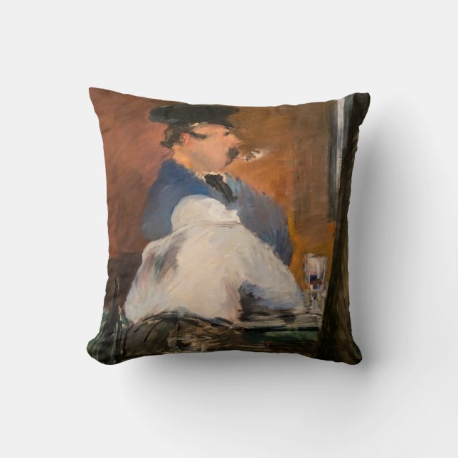 Edouard Manet - De Bar, Le Bouchon Kussen (Voorkant)