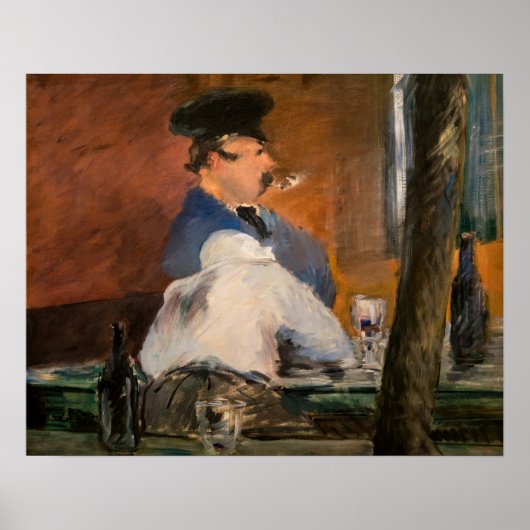 Edouard Manet - De Bar, Le Bouchon Poster (Voorkant)
