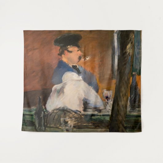 Edouard Manet - De Bar, Le Bouchon Wandkleed (Voorkant (horizontaal))