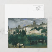 Edouard Manet - De begrafenis Briefkaart (Voorkant / Achterkant)
