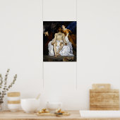 Édouard Manet De dode Christus met Angels Poster (Keuken)