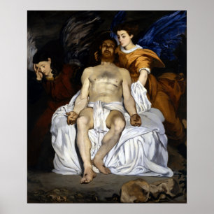 Édouard Manet De dode Christus met Angels Poster