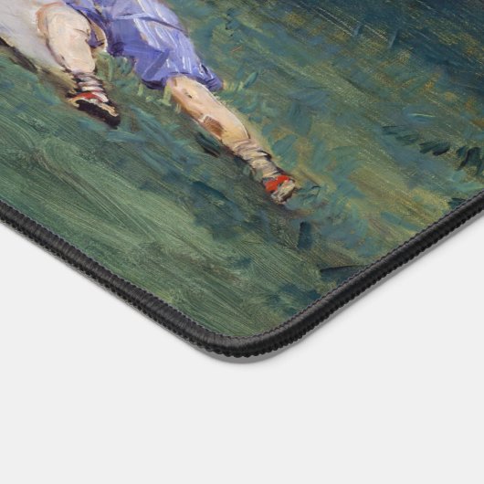 Edouard Manet - De familie Monet in hun tuin Bureaumat (Hoek)