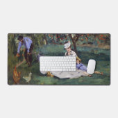 Edouard Manet - De familie Monet in hun tuin Bureaumat (Keyboard & Muis)
