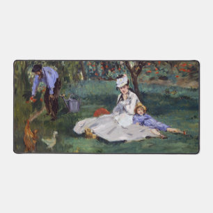 Edouard Manet - De familie Monet in hun tuin Bureaumat