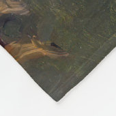 Edouard Manet - De familie Monet in hun tuin Fleece Deken (Hoek)