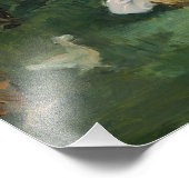 Edouard Manet - De familie Monet in hun tuin Foto Afdruk (Hoek)