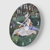 Edouard Manet - De familie Monet in hun tuin Grote Klok (Hoek)