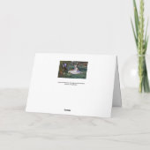 Edouard Manet - De familie Monet in hun tuin Kaart (Achterkant)