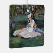 Edouard Manet - De familie Monet in hun tuin Keramisch Ornament (Rechts)