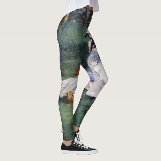 Edouard Manet - De familie Monet in hun tuin Leggings (Rechts)