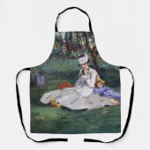 Edouard Manet - De familie Monet in hun tuin Schort (Voorkant)