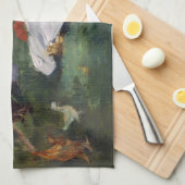 Edouard Manet - De familie Monet in hun tuin Theedoek (Quarter Fold)