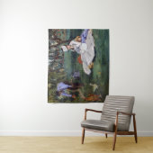 Edouard Manet - De familie Monet in hun tuin Wandkleed (In situ)