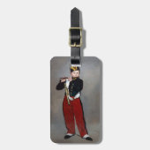 Edouard Manet - De Fifer/Young Flutist Bagagelabel (Voorkant verticaal)