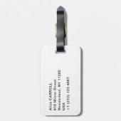 Edouard Manet - De Fifer/Young Flutist Bagagelabel (Achterkant verticaal)