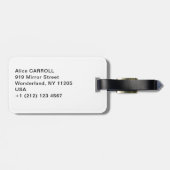 Edouard Manet - De Fifer/Young Flutist Bagagelabel (Achterkant horizontaal)