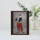 Edouard Manet - De Fifer/Young Flutist Briefkaart (Staand voorkant)