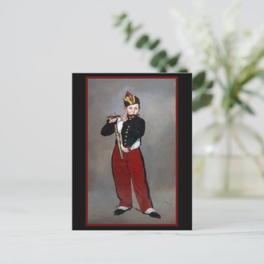 Edouard Manet - De Fifer/Young Flutist Briefkaart (Staand voorkant)