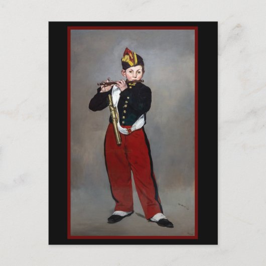 Edouard Manet - De Fifer/Young Flutist Briefkaart (Voorkant)