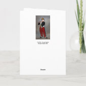 Edouard Manet - De Fifer/Young Flutist Kaart (Achterkant)