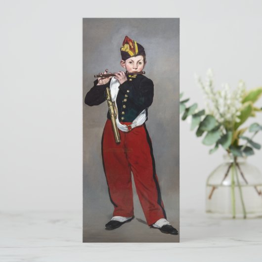 Edouard Manet - De Fifer/Young Flutist Kaart (Staand voorkant)