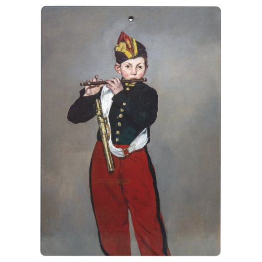 Edouard Manet - De Fifer/Young Flutist Klembord (Achterkant)
