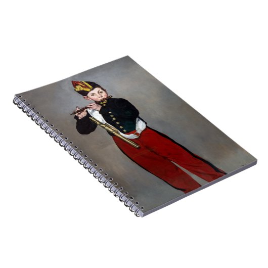 Edouard Manet - De Fifer/Young Flutist Notitieboek (Rechterzijde)