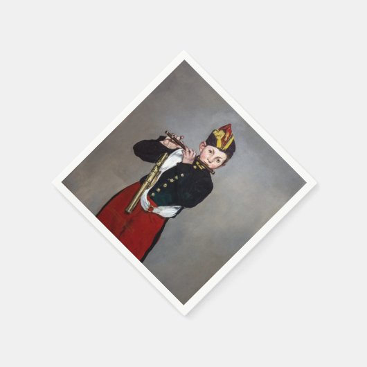 Edouard Manet - De Fifer/Young Flutist Servet (Hoek)