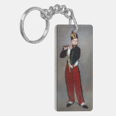 Edouard Manet - De Fifer/Young Flutist Sleutelhanger (Voorkant Links)