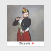 Edouard Manet - De Fifer/Young Flutist Sticker (Vel)