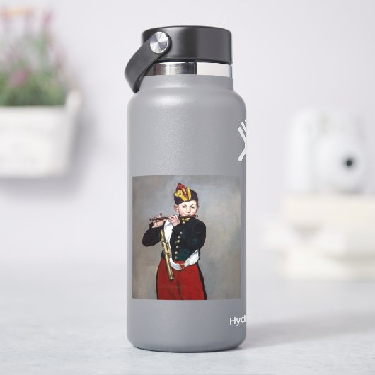 Edouard Manet - De Fifer/Young Flutist Sticker (HydroFlask)
