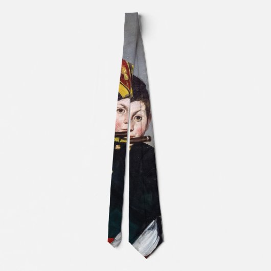 Edouard Manet - De Fifer/Young Flutist Stropdas (Achterkant)